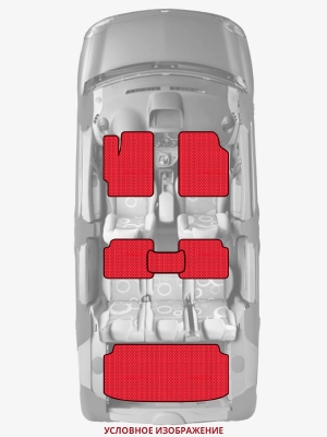 ЭВА коврики «Queen Lux» комплект для Maserati Racing